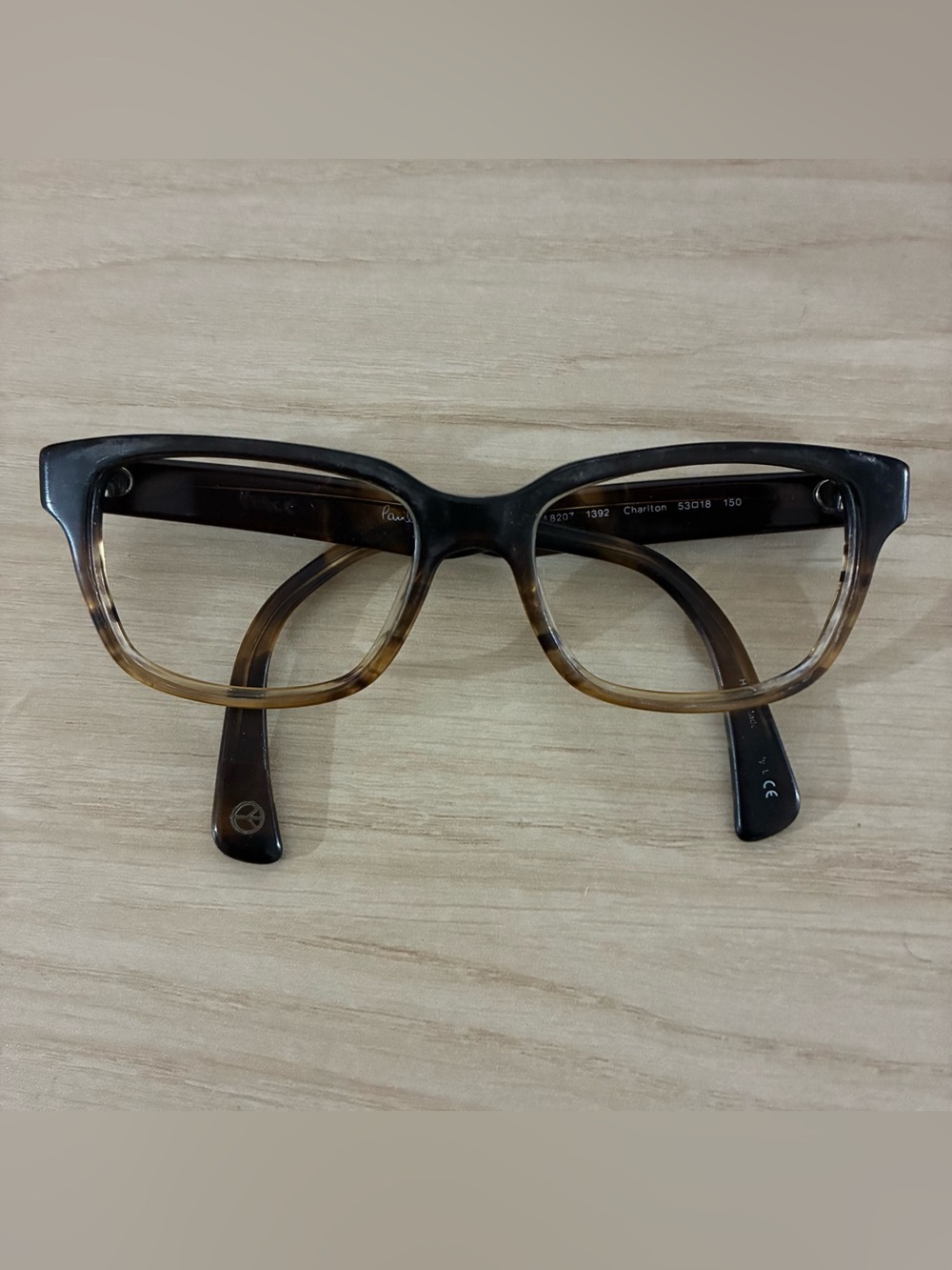 Paul Smith Charlton Glasses FRAME Only Tortoise-Shell Ombré Acetate PM8207